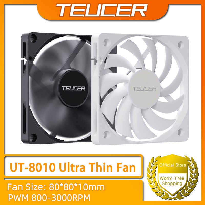 Pc Chassis - TEUCER UT-8010 Ventilador de chasis ultrafino