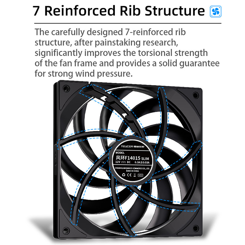 Ventilador de caja delgado TEU - Pc Chassis reseña y precio