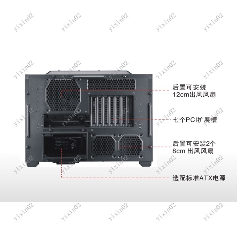 Caja de computadora de placa b - Atx Case reseña y precio