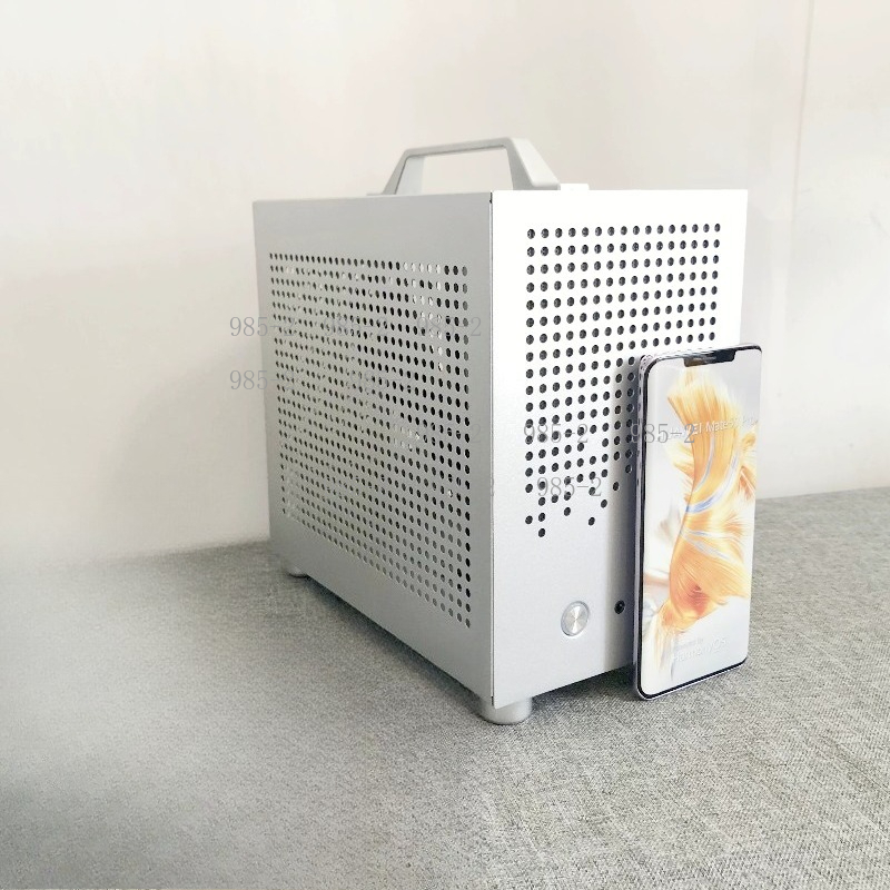 Caja de torre Mini ITX con asa - Pc Chassis reseña y precio