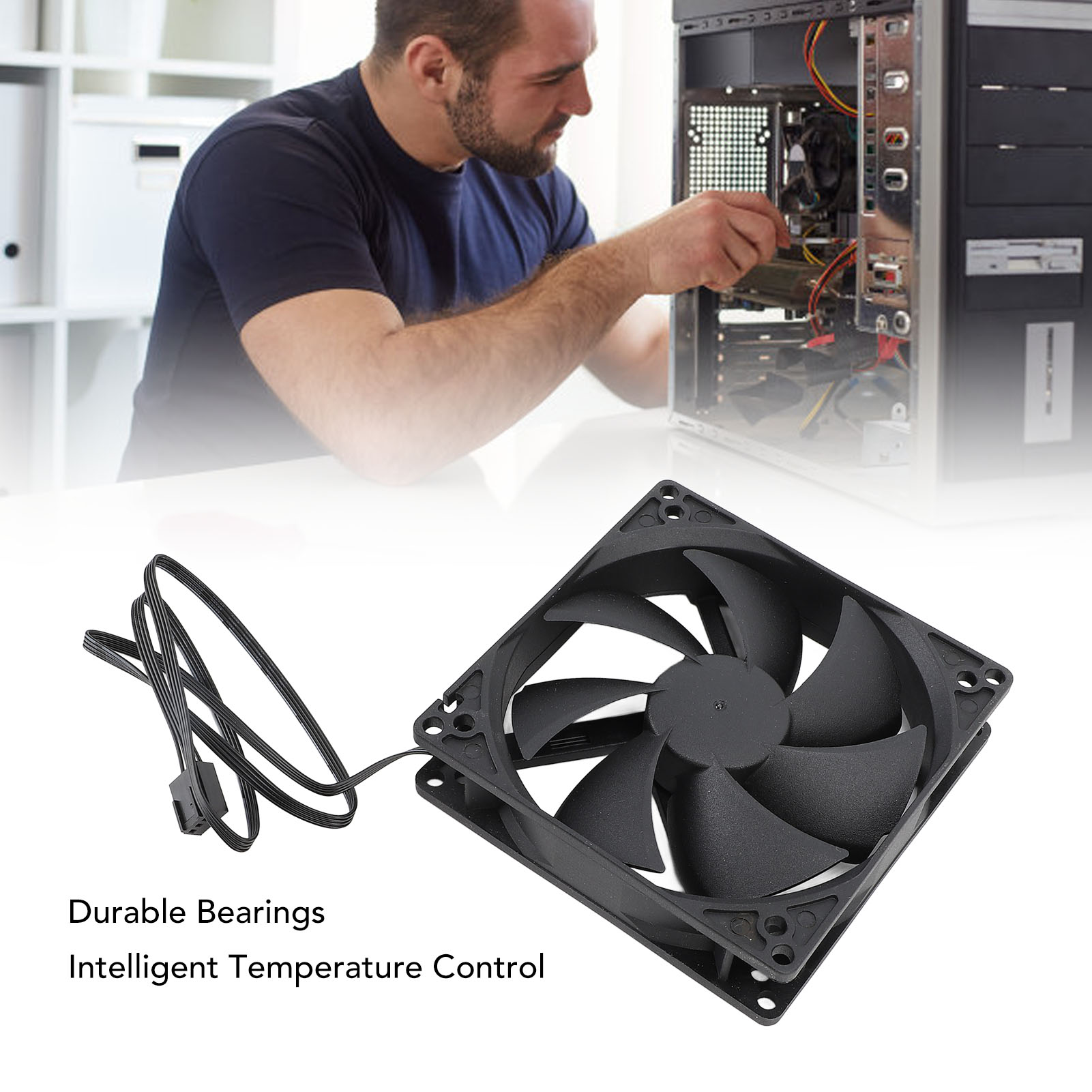 Ventilador con cubierta de PC  - Case Fan Controller reseña y precio