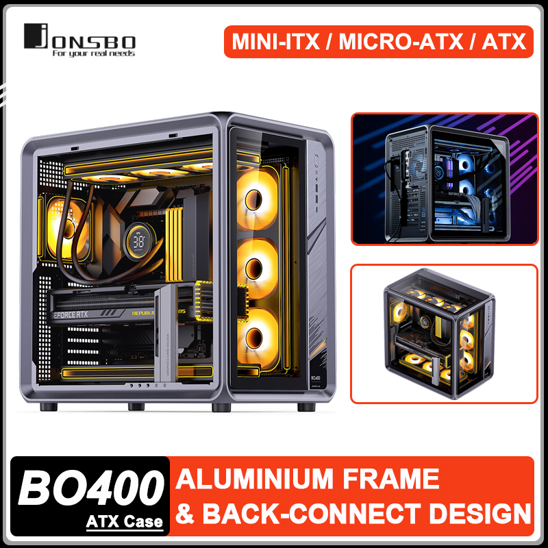 JONSBO BO400 ATX carcasa vista - Atx Case reseña y precio