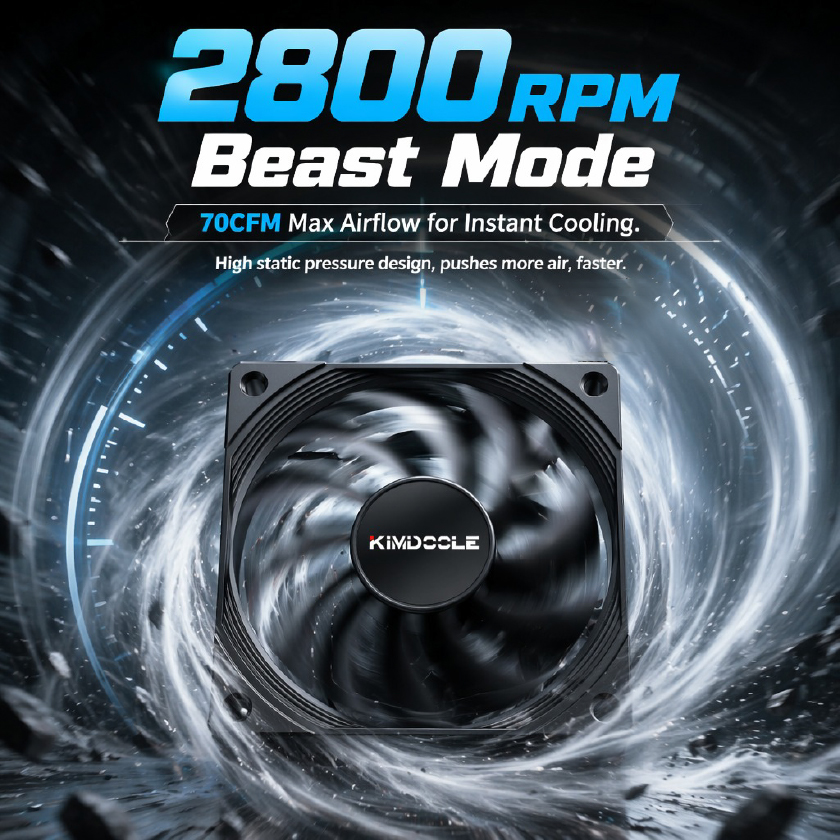 Ventilador de PC ultrafino Kim - Pc Chassis reseña y precio